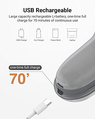 Aerb Quitapelusas Eléctrico, 10000R per Min, afeitadora de ropa portátil de 2 velocidades, 6 cuchillas reemplazables,USB Recargable, Bloqueo de Seguridad, Para Jerseys y Lana (Versión mejorada) Aerb Quitapelusas Eléctrico, 10000R per Min, afeitadora de ropa portátil de 2 velocidades, 6 cuchillas reemplazables,USB Recargable, Bloqueo de Seguridad, Para Jerseys y Lana (Versión mejorada)