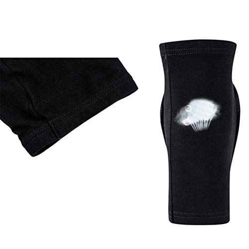 Aesy Rodilleras- Ligero Delgado Suave Transpirable Protector Antideslizante de la Ayuda del Apoyo del Apoyo de la Manga de la Pierna, para Esquí Patinaje Snowboard Ciclismo Unisex (Negro, L) Aesy Rodilleras- Ligero Delgado Suave Transpirable Protector Antideslizante de la Ayuda del Apoyo del Apoyo de la Manga de la Pierna, para Esquí Patinaje Snowboard Ciclismo Unisex (Negro, L)