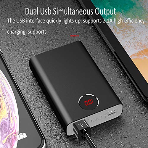 AEU Mini Power Bank 20000Mah Salidas Dual 2.1A Cargador De Teléfono Portátil Paquete De Batería Externa Ultracompacto con Pantalla Digital LED Compatible para iPhone iPad Samsung Huawei Y Más