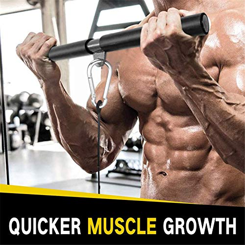 AFF Sistema de Cable de polea de Fitness Longitud Ajustable Gimnasio casero Fácil instalación, para Lat Pull Downs, Flexiones de bíceps, Extensiones de tríceps Fitness Gym Workout AFF Sistema de Cable de polea de Fitness Longitud Ajustable Gimnasio casero Fácil instalación, para Lat Pull Downs, Flexiones de bíceps, Extensiones de tríceps Fitness Gym Workout
