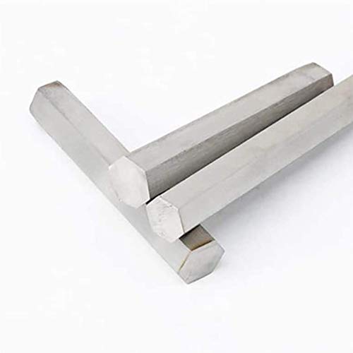 AFuex Barra de Varilla de Aluminio Hexagonal - Barra Maciza de Aluminio 6061 Longitud 300 mm,H16mm*L300mm