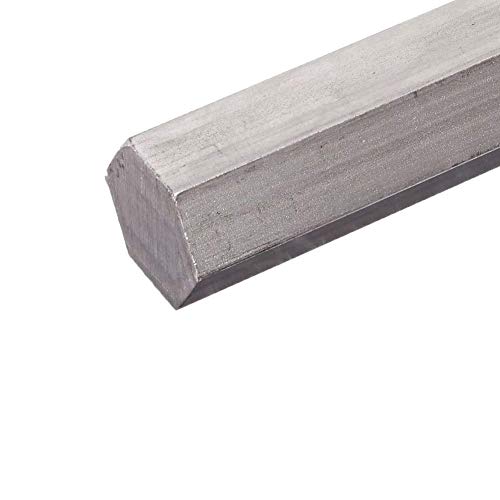 AFuex Barra de Varilla de Aluminio Hexagonal - Barra Maciza de Aluminio 6061 Longitud 300 mm,H16mm*L300mm AFuex Barra de Varilla de Aluminio Hexagonal - Barra Maciza de Aluminio 6061 Longitud 300 mm,H16mm*L300mm