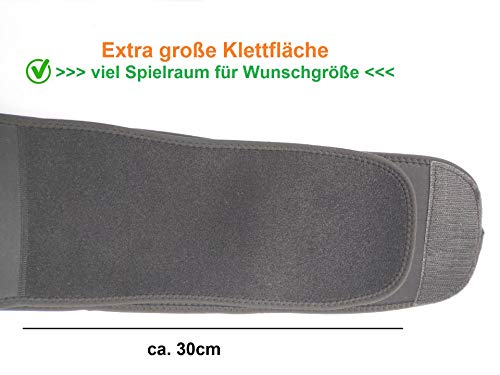 AGIA TEX Germany - Faja lumbar elástica de neopreno S = 60 – 75 cm de contorno abdominal negro AGIA TEX Germany - Faja lumbar elástica de neopreno S = 60 – 75 cm de contorno abdominal negro