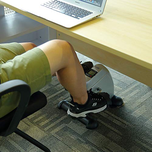 AGM Mini Bicicleta estática Pedales Aparato de Ejercicios para Entrenamiento de Brazos y Piernas en casa AGM Mini Bicicleta estática Pedales Aparato de Ejercicios para Entrenamiento de Brazos y Piernas en casa
