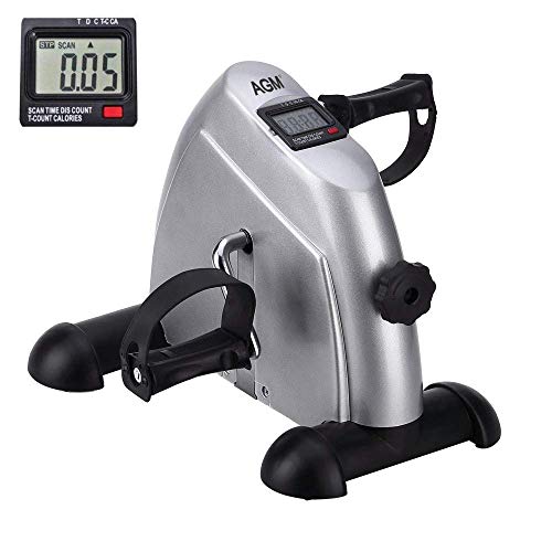 AGM Mini Bicicleta estática Pedales Aparato de Ejercicios para Entrenamiento de Brazos y Piernas en casa AGM Mini Bicicleta estática Pedales Aparato de Ejercicios para Entrenamiento de Brazos y Piernas en casa