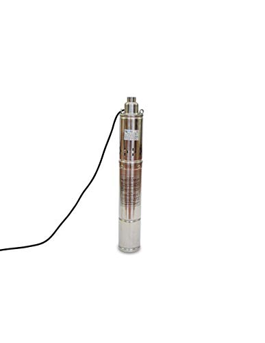 AgoraDirect - Bomba De Agua Sumergible Para Pozo Profundo, 1100W, 2.28m3/h, Acero Inoxidable, Profundidad Máxima 155m, Cable Eléctrico 15m, 2850RPM, IP68, Bomba Eléctrica 1" AgoraDirect - Bomba De Agua Sumergible Para Pozo Profundo, 1100W, 2.28m3/h, Acero Inoxidable, Profundidad Máxima 155m, Cable Eléctrico 15m, 2850RPM, IP68, Bomba Eléctrica 1"