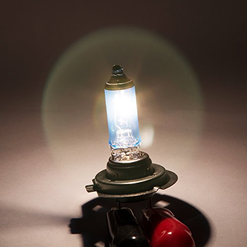 AGPTEK 2x H7 Bombilla Para Faros Delanteros 12V 55W, Super Blanco Lámpara Halógena 6000K, Blanco Frío AGPTEK 2x H7 Bombilla Para Faros Delanteros 12V 55W, Super Blanco Lámpara Halógena 6000K, Blanco Frío