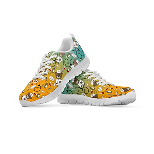 Agroupdream Enfermera Oso Zapatos de Mujer para Mujeres Transpirables Caminar Zapatos vulcanizados Deporte Malla Casual Zapatos Planos Gimnasio Tenis Femenino Nurse Bear 38 Agroupdream Enfermera Oso Zapatos de Mujer para Mujeres Transpirables Caminar Zapatos vulcanizados Deporte Malla Casual Zapatos Planos Gimnasio Tenis Femenino Nurse Bear 38