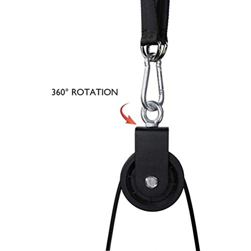Ahagut Sistema de polea Fitness DIY Pin de Carga Levantamiento de tríceps Cuerda Brazo Blaster Equipo de Fuerza de Mano para bíceps Tríceps Entrenamiento de Gimnasio en casa Ahagut Sistema de polea Fitness DIY Pin de Carga Levantamiento de tríceps Cuerda Brazo Blaster Equipo de Fuerza de Mano para bíceps Tríceps Entrenamiento de Gimnasio en casa