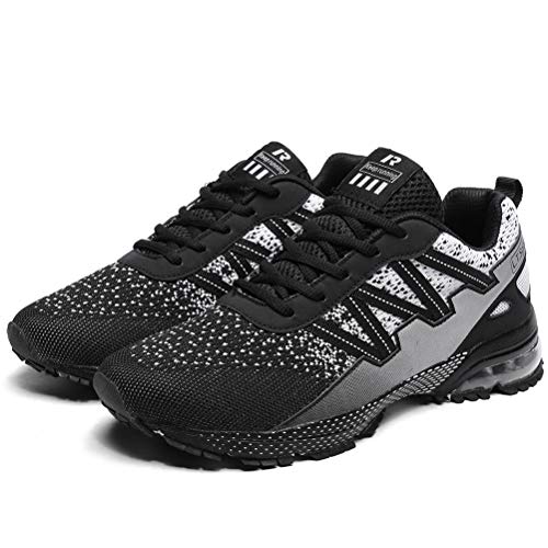 Ahico Zapatillas de Deporte para Correr Hombres Tenis Zapatos Ligero Moda Caminar Transpirable Entrenamiento Deportivo para Hombres