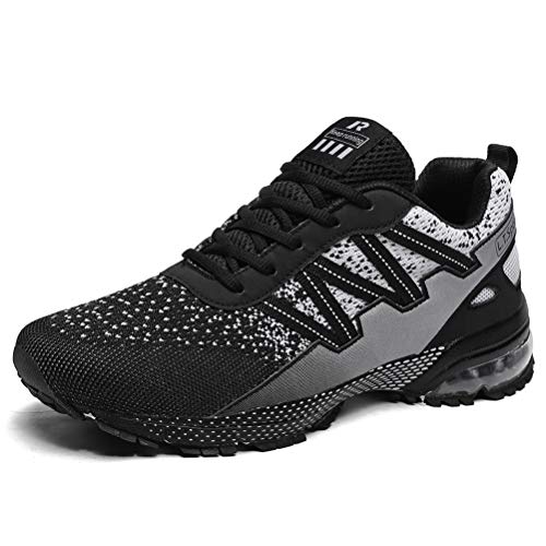 Ahico Zapatillas de Deporte para Correr Hombres Tenis Zapatos Ligero Moda Caminar Transpirable Entrenamiento Deportivo para Hombres