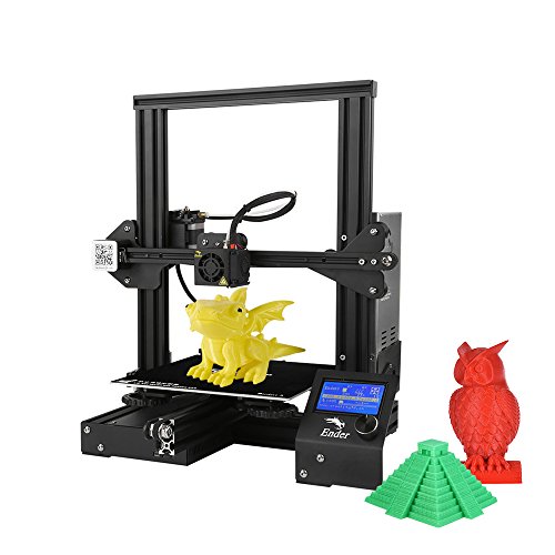 Aibecy creality 3D Ender-3 Impresora 3D DIY Easy-assemble 220 * 220 * 250mm Tamaño de Impresión con Resume Printing Support PLA, ABS, TPU