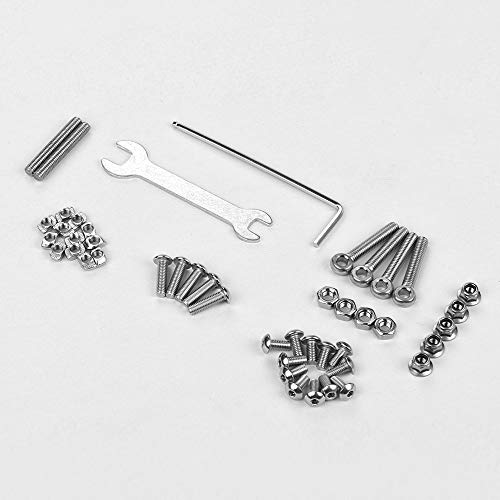 Aibecy Kit de varilla de tracción de soporte de perfil de aluminio Piezas de la impresora 3D Accesorios para CR-10 / CR-10S / CR-10S4