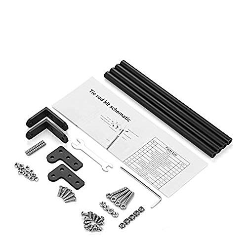 Aibecy Kit de varilla de tracción de soporte de perfil de aluminio Piezas de la impresora 3D Accesorios para CR-10 / CR-10S / CR-10S4