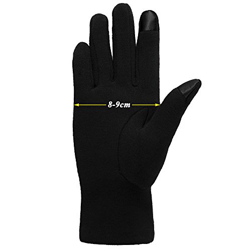 Aibrou Guantes mujer tactiles pantalla,Muy elegantes y cómodas para Invierno,Una Talla