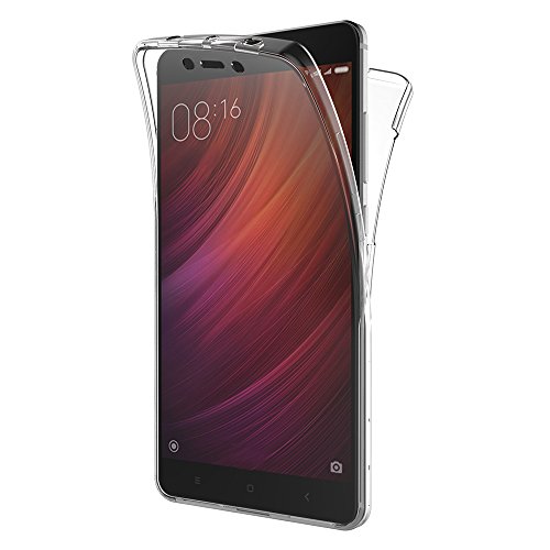 AICEK Funda Xiaomi Redmi Note 4, Transparente Silicona 360°Full Body Fundas para Xiaomi Redmi Note 4 Carcasa Silicona Funda Case (5.5") AICEK Funda Xiaomi Redmi Note 4, Transparente Silicona 360°Full Body Fundas para Xiaomi Redmi Note 4 Carcasa Silicona Funda Case (5.5")