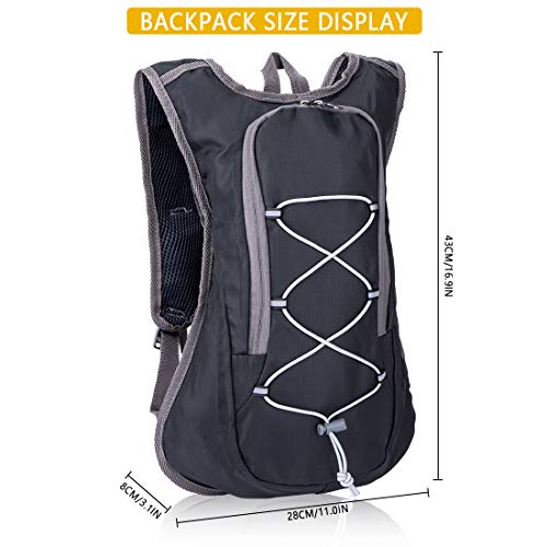 aiface 8L Mochila de Ciclismo Ligero, Mochila Trail Running Pequeña, Mochila de Bicicleta Resistente a Salpicaduras para Deportes al Aire Libre, Ciclismo, Camping y Distancia Corta Senderismo aiface 8L Mochila de Ciclismo Ligero, Mochila Trail Running Pequeña, Mochila de Bicicleta Resistente a Salpicaduras para Deportes al Aire Libre, Ciclismo, Camping y Distancia Corta Senderismo