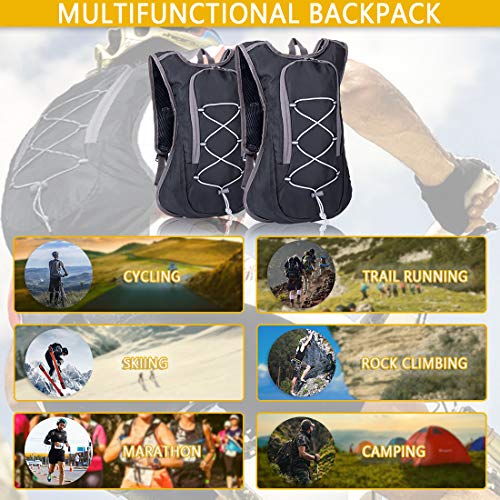aiface 8L Mochila de Ciclismo Ligero, Mochila Trail Running Pequeña, Mochila de Bicicleta Resistente a Salpicaduras para Deportes al Aire Libre, Ciclismo, Camping y Distancia Corta Senderismo aiface 8L Mochila de Ciclismo Ligero, Mochila Trail Running Pequeña, Mochila de Bicicleta Resistente a Salpicaduras para Deportes al Aire Libre, Ciclismo, Camping y Distancia Corta Senderismo