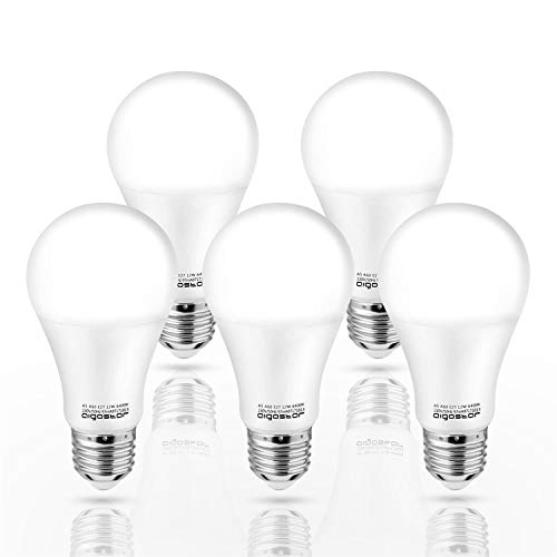 Aigostar - Bombilla LED E27 12W, Luz Blanca Fría 6400K,1020 lúmenes, Ángulo 280° - 5 unidades Aigostar - Bombilla LED E27 12W, Luz Blanca Fría 6400K,1020 lúmenes, Ángulo 280° - 5 unidades