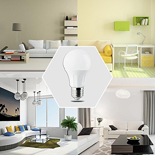 Aigostar - Bombilla LED E27 12W, Luz Blanca Fría 6400K,1020 lúmenes, Ángulo 280° - 5 unidades Aigostar - Bombilla LED E27 12W, Luz Blanca Fría 6400K,1020 lúmenes, Ángulo 280° - 5 unidades