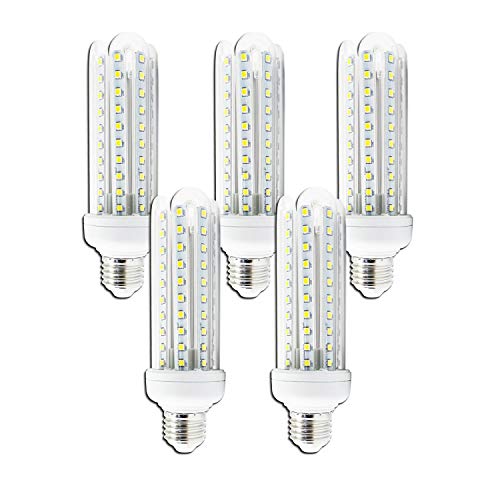 Aigostar Bombillas Led, 15000h, 15W, Transparente, Luz Calida, Paquete de 5 [Clase de eficiencia energética A+]