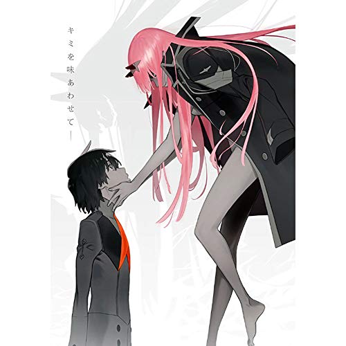 Ailin Online Darling in the FranXX Póster de seda anime Art Prints Wall Decorativo Pintura Tamaño S/M/L/XL (L)