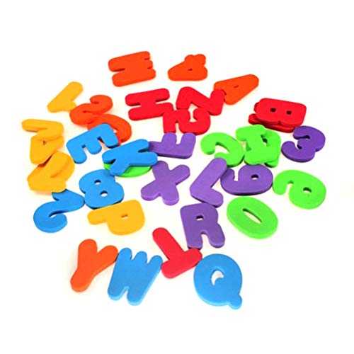 Ailyoo 36 Unids A-Z Letras y 0-9 Números de Espuma Etiqueta Engomada de la Bañera Flotante Niño Pequeño Juguete/Esponja Brillo Letras de Espuma y Números Juguete de Baño para Bebés y Niños Ailyoo 36 Unids A-Z Letras y 0-9 Números de Espuma Etiqueta Engomada de la Bañera Flotante Niño Pequeño Juguete/Esponja Brillo Letras de Espuma y Números Juguete de Baño para Bebés y Niños