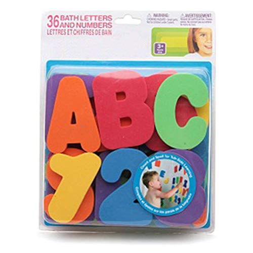 Ailyoo 36 Unids A-Z Letras y 0-9 Números de Espuma Etiqueta Engomada de la Bañera Flotante Niño Pequeño Juguete/Esponja Brillo Letras de Espuma y Números Juguete de Baño para Bebés y Niños Ailyoo 36 Unids A-Z Letras y 0-9 Números de Espuma Etiqueta Engomada de la Bañera Flotante Niño Pequeño Juguete/Esponja Brillo Letras de Espuma y Números Juguete de Baño para Bebés y Niños