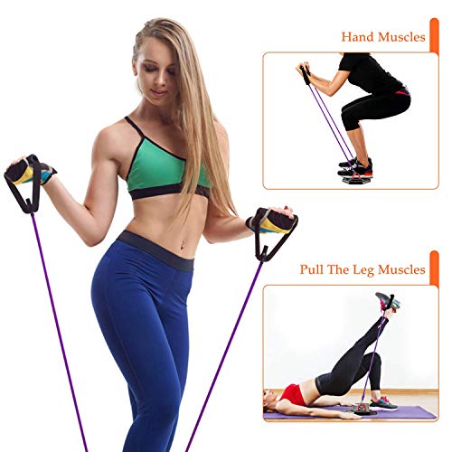 AIMTOP Tabla de Flexiones, 9 en 1 Tabla Push-Up Plegable con Bandas de Resistencia, Ejercicio Multifunción Entrenamiento Muscular, Push Up Tabla Board para Hombres, Mujeres, Entrenamiento en el hogar