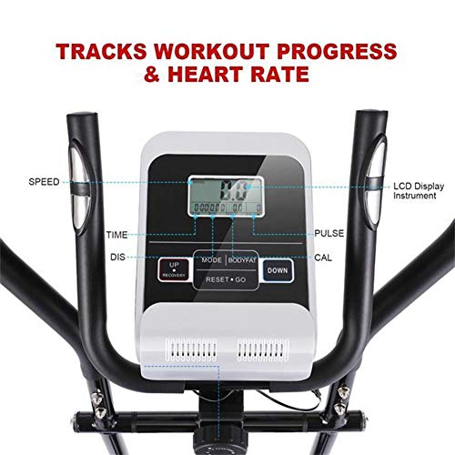 AINY Equipo De La Aptitud 2-En-1 Elíptica De La Bicicleta Estática-Fitness Cardio Pérdida De Peso Entrenamiento Máquina-con Asiento Tasa Sensores Bicicleta Elíptica-Pequeño, Robusto Y Compacto AINY Equipo De La Aptitud 2-En-1 Elíptica De La Bicicleta Estática-Fitness Cardio Pérdida De Peso Entrenamiento Máquina-con Asiento Tasa Sensores Bicicleta Elíptica-Pequeño, Robusto Y Compacto