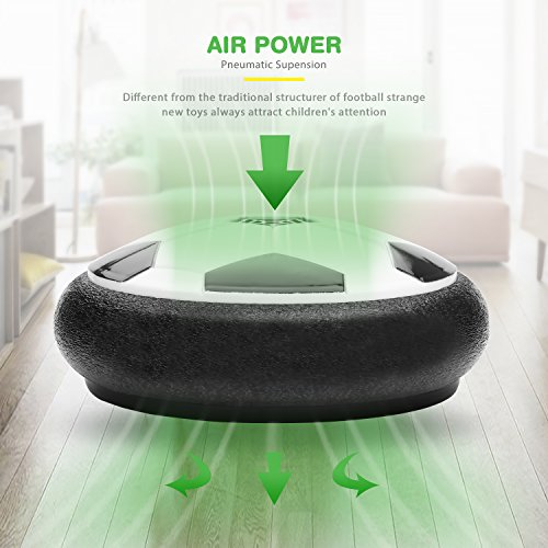 Air Hover Ball Soccer LENBEST, Juguete BalĂłn de FĂștbol, Juguetes Aire FĂștbol con LED Luces Regalo para Niños y Mascotas (Bonus Mini destornillador y silbato) Air Hover Ball Soccer LENBEST, Juguete BalĂłn de FĂștbol, Juguetes Aire FĂștbol con LED Luces Regalo para Niños y Mascotas (Bonus Mini destornillador y silbato)