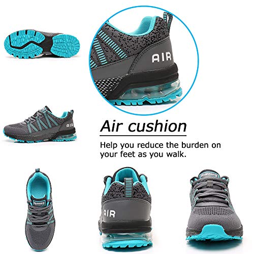 Air Zapatillas Running Mujer Tenis de Deportivas Casual para Correr Gimnasio Bambas Blue 40 Air Zapatillas Running Mujer Tenis de Deportivas Casual para Correr Gimnasio Bambas Blue 40