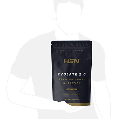 Aislado de Proteína de Suero de HSN Evolate 2.0 | Whey Protein Isolate | Proteína CFM + Enzimas Digestivas (Digezyme) + Ganar Masa Muscular | Vegetariana, Sin Gluten, Sin Soja, Choco Blanco Coco, 2Kg