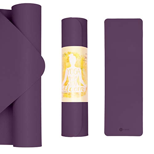 Aisoco Estera de Yoga TPE Premium, Antideslizante, respetuosa con el Medio Ambiente, respetuosa con la Piel, con Bolso y Correa de Transporte Aisoco Estera de Yoga TPE Premium, Antideslizante, respetuosa con el Medio Ambiente, respetuosa con la Piel, con Bolso y Correa de Transporte