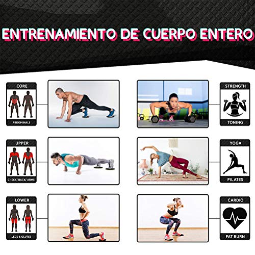 AISOO Sliders Fitness Ejercicio, 2 Piezas Discos Deslizantes de Doble Cara Core Sliders Dual Sided Trainer Uso en Todas Las Superficies,Ligero y Resistente Fuerza Abdominal y Central-Negro