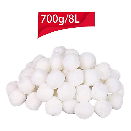 Aitsite 700g Bolas de Filtro Depuradora Piscina Remplazar 25 kg de Arena de Filtro Filtro de Fibra para Filtro de Piscina Bolas de Filtro e Arena de Acuario Aitsite 700g Bolas de Filtro Depuradora Piscina Remplazar 25 kg de Arena de Filtro Filtro de Fibra para Filtro de Piscina Bolas de Filtro e Arena de Acuario