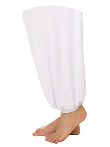 Aivtalk-Sarouels - Pantalón de yoga holgado casual para mujer, bombachos con elástico extensible ideal para hacer deporte o pilates, Blanco, XXL