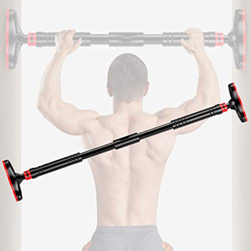AIWITHPM Barra Dominadas Ajustable Puerta Barra Dominadas Barra de Entrenamiento sin Tornillos con Alfombra Antideslizante y Cerradura de Seguridad para Puerta 65cm-100cm hasta 350kg AIWITHPM Barra Dominadas Ajustable Puerta Barra Dominadas Barra de Entrenamiento sin Tornillos con Alfombra Antideslizante y Cerradura de Seguridad para Puerta 65cm-100cm hasta 350kg