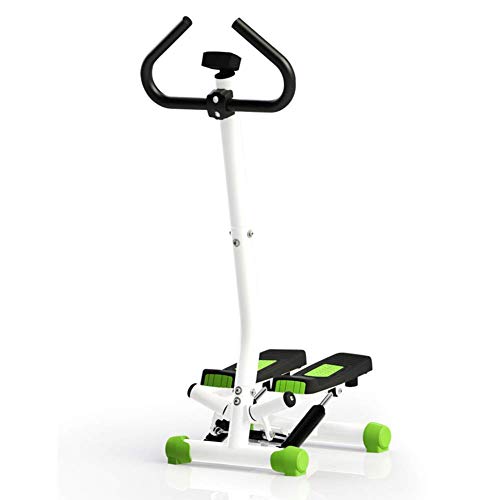 AJH Ajustable Fitness Twist Stepper con Manillar, Mini Stair Stepper para Uso doméstico, Equipo multifunción de Entrenamiento Cardiovascular A 40.5x35x110cm