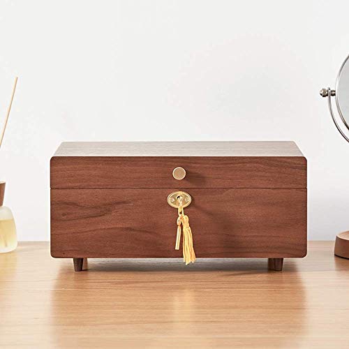 AJH Caja de Reloj, hogar Simple y Moderno con Cerradura Caja de joyería Multifuncional de Gran Capacidad Caja de Almacenamiento de exhibición de joyería Caja de Reloj Caja de colección AJH Caja de Reloj, hogar Simple y Moderno con Cerradura Caja de joyería Multifuncional de Gran Capacidad Caja de Almacenamiento de exhibición de joyería Caja de Reloj Caja de colección