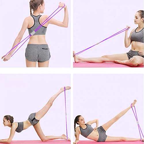 AJOXEL Cuerda De Tracción, Expansor del Pecho Piernas Ejercitador Abdominales Fitness Entrenamiento de Resistencia Bandas Elasticas Musculacion Elásticos para Gimnasia, Ejercicio Brazos, Espalda AJOXEL Cuerda De Tracción, Expansor del Pecho Piernas Ejercitador Abdominales Fitness Entrenamiento de Resistencia Bandas Elasticas Musculacion Elásticos para Gimnasia, Ejercicio Brazos, Espalda