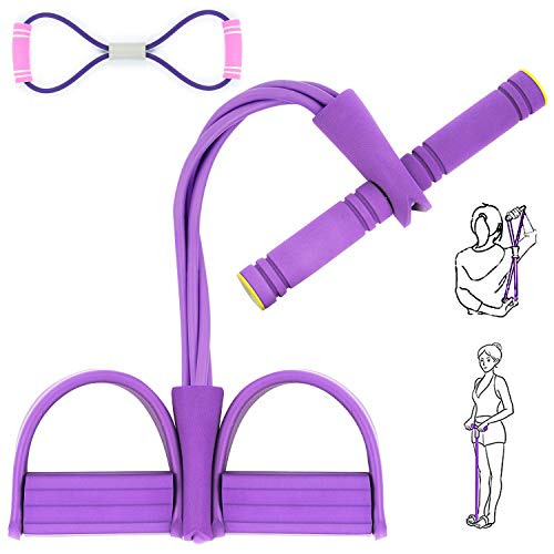 AJOXEL Cuerda De Tracción, Expansor del Pecho Piernas Ejercitador Abdominales Fitness Entrenamiento de Resistencia Bandas Elasticas Musculacion Elásticos para Gimnasia, Ejercicio Brazos, Espalda AJOXEL Cuerda De Tracción, Expansor del Pecho Piernas Ejercitador Abdominales Fitness Entrenamiento de Resistencia Bandas Elasticas Musculacion Elásticos para Gimnasia, Ejercicio Brazos, Espalda
