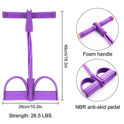 AJOXEL Cuerda De Tracción, Expansor del Pecho Piernas Ejercitador Abdominales Fitness Entrenamiento de Resistencia Bandas Elasticas Musculacion Elásticos para Gimnasia, Ejercicio Brazos, Espalda AJOXEL Cuerda De Tracción, Expansor del Pecho Piernas Ejercitador Abdominales Fitness Entrenamiento de Resistencia Bandas Elasticas Musculacion Elásticos para Gimnasia, Ejercicio Brazos, Espalda