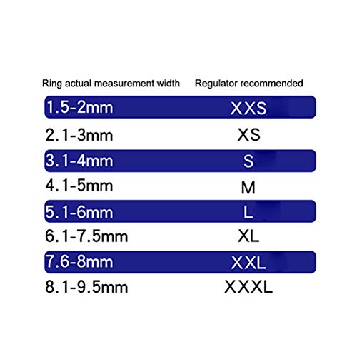 Ajustador de tamaño de Anillo, Reductor de tamaños de Anillo Invisible para Anillos Sueltos tamaño 8 Ajuste de tamaño de Anillo Ajuste del calibrador Cualquier Anillo Guarda Espaciador, 8 Piezas