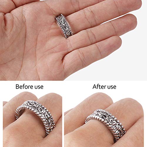 Ajustador de tamaño de Anillo, Reductor de tamaños de Anillo Invisible para Anillos Sueltos tamaño 8 Ajuste de tamaño de Anillo Ajuste del calibrador Cualquier Anillo Guarda Espaciador, 8 Piezas Ajustador de tamaño de Anillo, Reductor de tamaños de Anillo Invisible para Anillos Sueltos tamaño 8 Ajuste de tamaño de Anillo Ajuste del calibrador Cualquier Anillo Guarda Espaciador, 8 Piezas