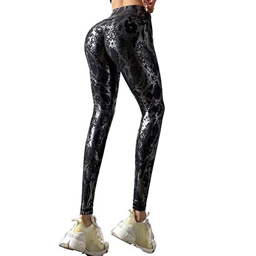 AKSE Pantalones de Yoga Sexy, Caderas de melocotón de Miel Pantalones de Fitness, Hambre Ajustado de Cintura Alta Pantalones de Yoga de Hambre otoño C4-L