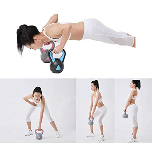 AKT Kettlebell Campana de la Caldera Profesión Entrenamiento Muscular Equipamiento Deportivo para el Hogar Pesas de Gimnasia Entrenamiento de Fuerza de Levantamiento de Pesas,16kg