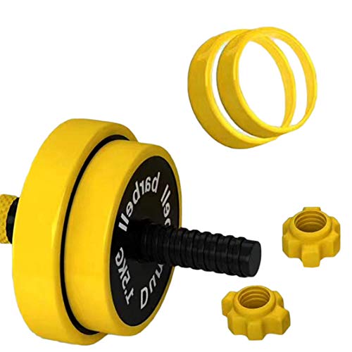 AKT Multifuncional Mancuerna como Barra Pesas para el Hogar Ajustables en Peso Equipo de Entrenamiento Entrenamiento Brazo Músculo Fitness con Funda Protectora de Silicona,10kg AKT Multifuncional Mancuerna como Barra Pesas para el Hogar Ajustables en Peso Equipo de Entrenamiento Entrenamiento Brazo Músculo Fitness con Funda Protectora de Silicona,10kg