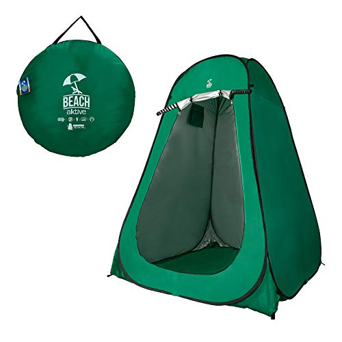 Aktive 62182 - Tienda de campaña cambiador con suelo 150x150x190 cm Verde