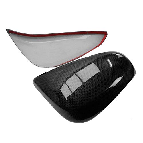 Ala Cubierta Espejo Cabeza Caja, Cap Cubierta Espejo Puerta Coche Espejo Retrovisor Lateral Decoración Fit For Toyota Hilux Revo Fortuner Forma Fit For Vigo Highlander RAV4 Cubierta espejo retrovisor